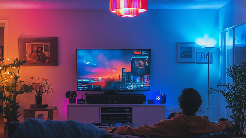 Aqara t2 e27 rgb cct chytrá led žárovka ukázková foto 1 evtech_cz